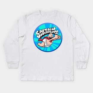 captain underpants Kids Long Sleeve T-Shirt